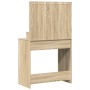 Mesa de Tocador con Luces LED Roble Sonoma 79x41x135 cm de , Tocadores para dormitorios - Ref: Foro24-865084, Precio: 121,12 ...