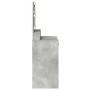 Tocador con Luces LED Gris Concreto 79x41x135 cm de , Tocadores para dormitorios - Ref: Foro24-865085, Precio: 120,21 €, Desc...