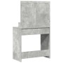 Tocador con Luces LED Gris Concreto 79x41x135 cm de , Tocadores para dormitorios - Ref: Foro24-865085, Precio: 120,21 €, Desc...