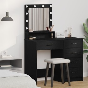 Mesa de tocador con luces LED en color roble negro 50x41x135 cm von , Schlafzimmerkommoden - Ref: Foro24-865092, Preis: 104,6...