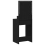 Mesa de tocador con luces LED en color roble negro 50x41x135 cm de , Tocadores para dormitorios - Ref: Foro24-865092, Precio:...
