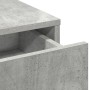 Mesa de tocador con luces LED en gris concreto de 50x41x135 cm de , Tocadores para dormitorios - Ref: Foro24-865094, Precio: ...