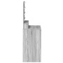 Mesa de tocador con luces LED Gris Sonoma 50x41x135 cm de , Tocadores para dormitorios - Ref: Foro24-865096, Precio: 101,46 €...