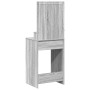 Mesa de tocador con luces LED Gris Sonoma 50x41x135 cm de , Tocadores para dormitorios - Ref: Foro24-865096, Precio: 101,46 €...
