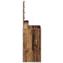 Mesa de tocador con luces LED de madera envejecida 50x41x135 cm de , Tocadores para dormitorios - Ref: Foro24-865098, Precio:...
