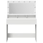 mesa de tocador blanca con luces LED - 100x41x135 cm de , Tocadores para dormitorios - Ref: Foro24-865100, Precio: 135,25 €, ...