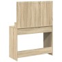 Tocador con Luces LED Sonoma Roble 100x41x135 cm de , Tocadores para dormitorios - Ref: Foro24-865102, Precio: 131,66 €, Desc...