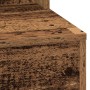 Mesa de Tocador con Luces LED - Madera Vintage - 100x41x135 cm de , Tocadores para dormitorios - Ref: Foro24-865107, Precio: ...