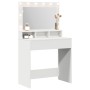 Mesa de tocador con luces LED blancas 79x41x135 cm de , Tocadores para dormitorios - Ref: Foro24-865109, Precio: 112,86 €, De...