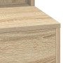 Mesa de Maquillaje con Luces LED Roble Sonoma 79x41x135 cm de , Tocadores para dormitorios - Ref: Foro24-865111, Precio: 110,...