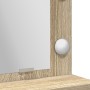 Mesa de Maquillaje con Luces LED Roble Sonoma 79x41x135 cm de , Tocadores para dormitorios - Ref: Foro24-865111, Precio: 110,...