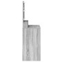 Mesa tocador con luces LED Gris Sonoma 79x41x135 cm de , Tocadores para dormitorios - Ref: Foro24-865114, Precio: 117,29 €, D...