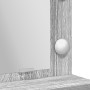 Mesa tocador con luces LED Gris Sonoma 79x41x135 cm de , Tocadores para dormitorios - Ref: Foro24-865114, Precio: 117,29 €, D...