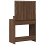 Mesa de Tocador con Luces LED en Roble Marrón 79x41x135 cm by , Bedroom Dressers - Ref: Foro24-865115, Price: 115,14 €, Disco...
