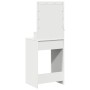 Mesa de tocador con luces LED blanca 50x41x135 cm de , Tocadores para dormitorios - Ref: Foro24-865118, Precio: 89,47 €, Desc...