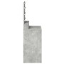 Mesa de maquillaje con luces LED gris concreto 50x41x135 cm de , Tocadores para dormitorios - Ref: Foro24-865121, Precio: 90,...