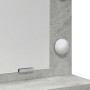 Mesa de maquillaje con luces LED gris concreto 50x41x135 cm de , Tocadores para dormitorios - Ref: Foro24-865121, Precio: 90,...
