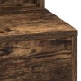 Mesa de tocador con luces LED en roble ahumado 50x41x135 cm de , Tocadores para dormitorios - Ref: Foro24-865122, Precio: 90,...