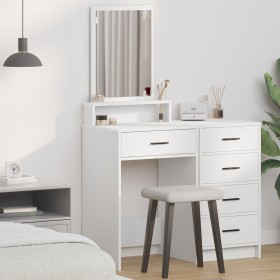 Tocador con Cajones en Blanco 50x41x140 cm de , Tocadores para dormitorios - Ref: Foro24-865127, Precio: 78,58 €, Descuento: %