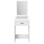 Tocador con Cajones en Blanco 50x41x140 cm de , Tocadores para dormitorios - Ref: Foro24-865127, Precio: 78,48 €, Descuento: %