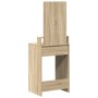 Mesita de Tocador con Cajones en Roble Sonoma 50x41x140 cm de , Tocadores para dormitorios - Ref: Foro24-865129, Precio: 75,3...