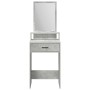 Toallero con cajones Gris Concreto 50x41x140 cm de , Tocadores para dormitorios - Ref: Foro24-865130, Precio: 78,32 €, Descue...