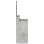 Toallero con cajones Gris Concreto 50x41x140 cm de , Tocadores para dormitorios - Ref: Foro24-865130, Precio: 78,32 €, Descue...