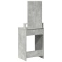 Toallero con cajones Gris Concreto 50x41x140 cm de , Tocadores para dormitorios - Ref: Foro24-865130, Precio: 78,32 €, Descue...
