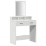 mesa de tocador con cajones Blanca 79x41x140 cm de , Tocadores para dormitorios - Ref: Foro24-865136, Precio: 97,85 €, Descue...