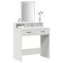 mesa de tocador con cajones Blanca 79x41x140 cm de , Tocadores para dormitorios - Ref: Foro24-865136, Precio: 97,85 €, Descue...