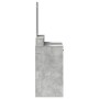 Mesa de tocador con cajones Gris Concreto 79x41x140 cm de , Tocadores para dormitorios - Ref: Foro24-865139, Precio: 96,63 €,...