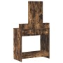 Tocador con Cajones en Roble Ahumado 79x41x140 cm de , Tocadores para dormitorios - Ref: Foro24-865140, Precio: 96,63 €, Desc...