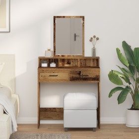 Toallero de con cajones de madera reciclada 79x41x140 cm von , Schlafzimmerkommoden - Ref: Foro24-865143, Preis: 94,88 €, Rab...