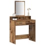 Toallero de con cajones de madera reciclada 79x41x140 cm de , Tocadores para dormitorios - Ref: Foro24-865143, Precio: 96,63 ...