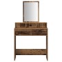 Toallero de con cajones de madera reciclada 79x41x140 cm de , Tocadores para dormitorios - Ref: Foro24-865143, Precio: 96,63 ...