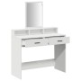 Mesita de tocador blanca con cajones 100x41x140 cm de , Tocadores para dormitorios - Ref: Foro24-865145, Precio: 111,37 €, De...