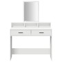 Mesita de tocador blanca con cajones 100x41x140 cm de , Tocadores para dormitorios - Ref: Foro24-865145, Precio: 111,37 €, De...