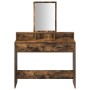 Mesa de tocador con cajones de roble ahumado 100x41x140 cm de , Tocadores para dormitorios - Ref: Foro24-865149, Precio: 108,...