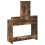 Mesa de tocador con cajones de roble ahumado 100x41x140 cm de , Tocadores para dormitorios - Ref: Foro24-865149, Precio: 108,...