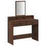 Tocador con Cajones Marrón Roble 100x41x140 cm by , Bedroom Dressers - Ref: Foro24-865151, Price: 107,27 €, Discount: %