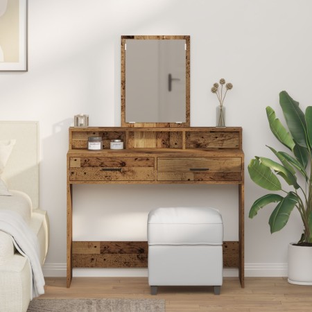Toallero con cajones Madera Vieja 100x41x140 cm de , Tocadores para dormitorios - Ref: Foro24-865152, Precio: 108,25 €, Descu...