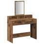 Toallero con cajones Madera Vieja 100x41x140 cm de , Tocadores para dormitorios - Ref: Foro24-865152, Precio: 108,25 €, Descu...