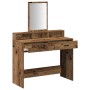 Toallero con cajones Madera Vieja 100x41x140 cm de , Tocadores para dormitorios - Ref: Foro24-865152, Precio: 108,25 €, Descu...