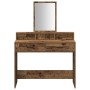 Toallero con cajones Madera Vieja 100x41x140 cm de , Tocadores para dormitorios - Ref: Foro24-865152, Precio: 108,25 €, Descu...