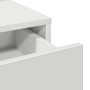 Mesa de tocador con luces LED Blanca 50x41x140 cm de , Tocadores para dormitorios - Ref: Foro24-865154, Precio: 94,57 €, Desc...