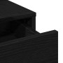 Mesa de tocador con luces LED en color roble negro 50x41x140 cm de , Tocadores para dormitorios - Ref: Foro24-865155, Precio:...