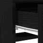 Mesa de tocador con luces LED en color roble negro 50x41x140 cm de , Tocadores para dormitorios - Ref: Foro24-865155, Precio:...