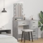 Mesa de Maquillaje con Luces LED Gris Concreto 50x41x140 cm de , Tocadores para dormitorios - Ref: Foro24-865157, Precio: 94,...
