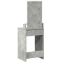 Mesa de Maquillaje con Luces LED Gris Concreto 50x41x140 cm de , Tocadores para dormitorios - Ref: Foro24-865157, Precio: 94,...