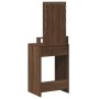 Mesa de Tocador con Luces LED Madera de Fresno 50x41x140 cm de , Tocadores para dormitorios - Ref: Foro24-865160, Precio: 97,...
